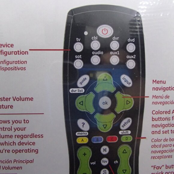 GE Universal Remote 8 Devices - Picture 2 of 5